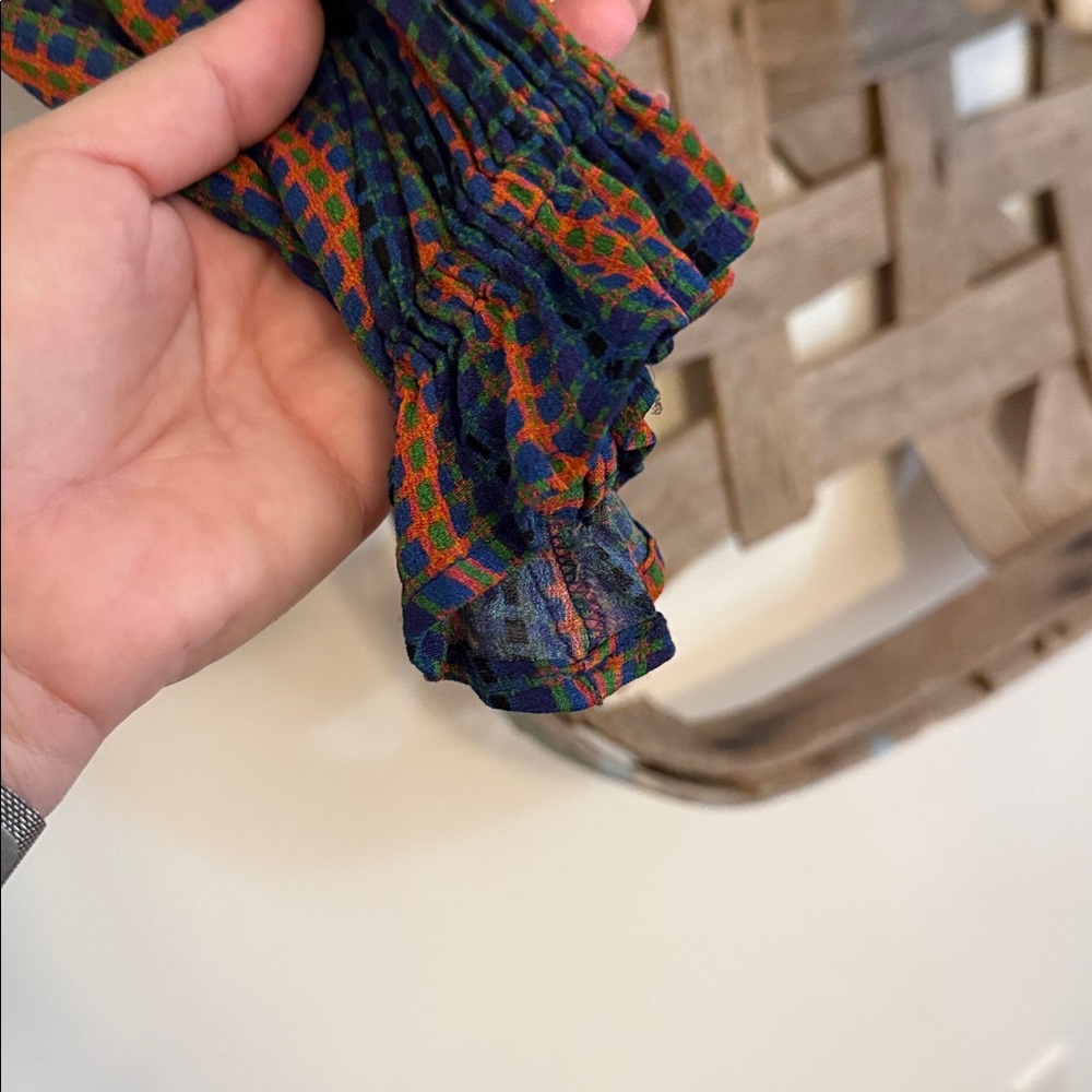 Anthropologie Conditions Apply Multicolor Blouse - Picture 3 of 10